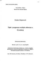 Tijek i prognoza multiple skleroze u Hrvatskoj