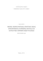 Model nespecifičnoga dnevnog hoda ionosferskog kašnjenja signala za satelitsko određivanje položaja