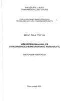 Višekriterijska analiza u valoriziranju Paneuropskog koridora VB