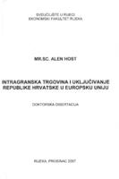 Intragranska trgovina i uključivanje Republike Hrvatske u Europsku uniju