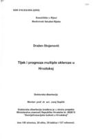 prikaz prve stranice dokumenta Tijek i prognoza multiple skleroze u Hrvatskoj