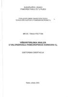 prikaz prve stranice dokumenta Višekriterijska analiza u valoriziranju Paneuropskog koridora VB