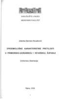 prikaz prve stranice dokumenta Epidemiološke karakteristike pretilnosti u Primorsko-goranskoj i Istarskoj županiji